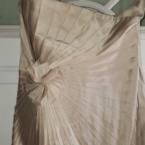 Short champagne color dress